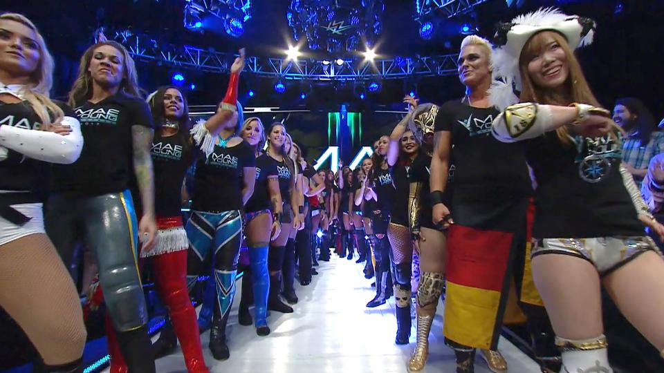 Apresentação Das 32 Lutadoras Do Wwe Mae Young Classic Wrestling Pt