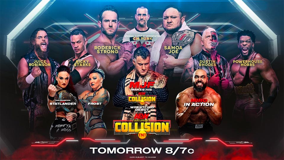 Estreia E Title Match Em Destaque No Collision