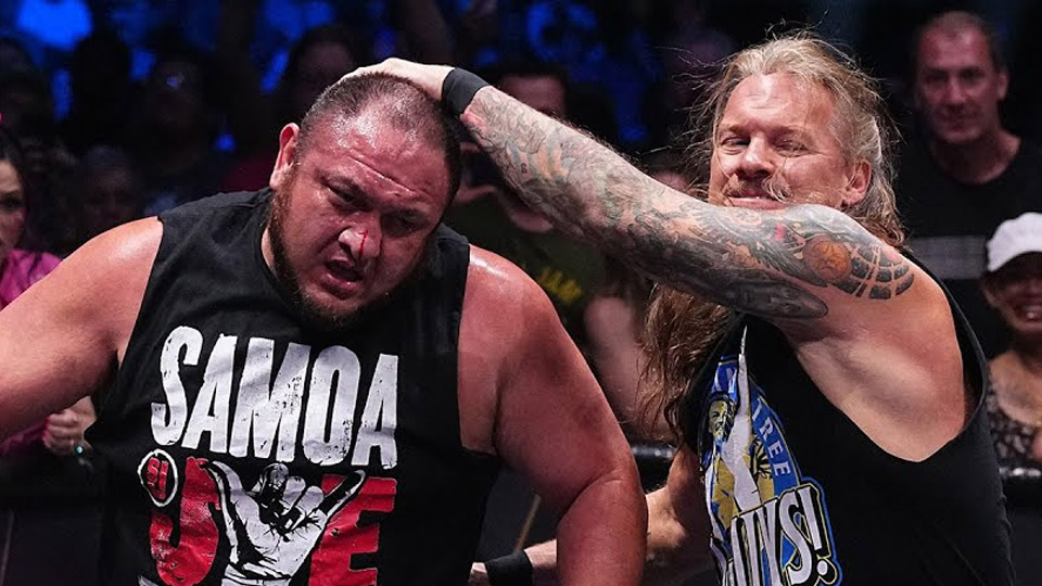 Chris Jericho Faz Samoa Joe Atravessar Uma Parede