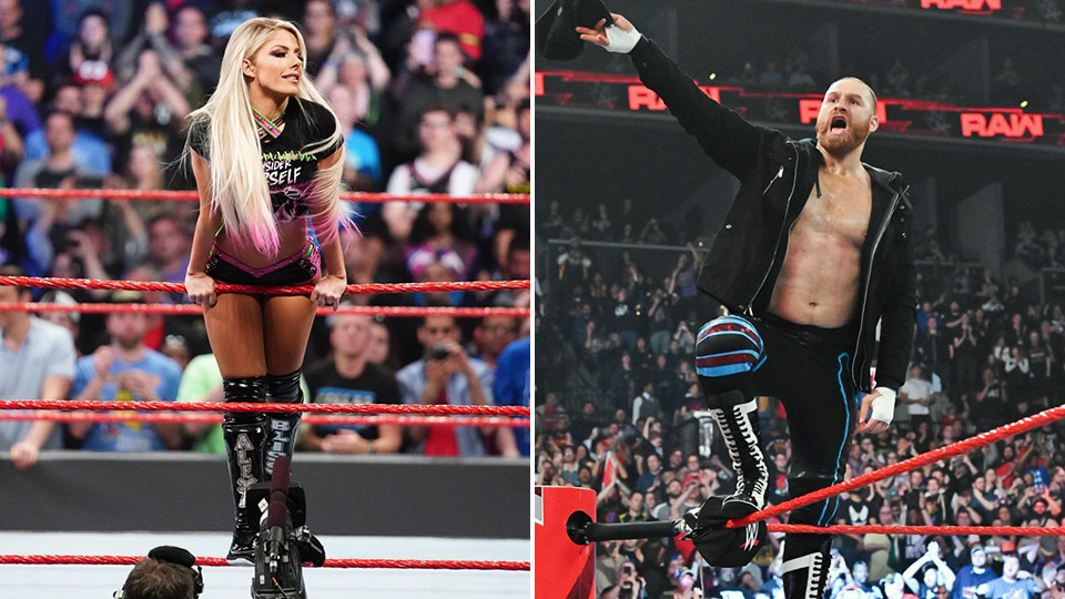 Alexa Bliss e Sami Zayn regressam aos ringues