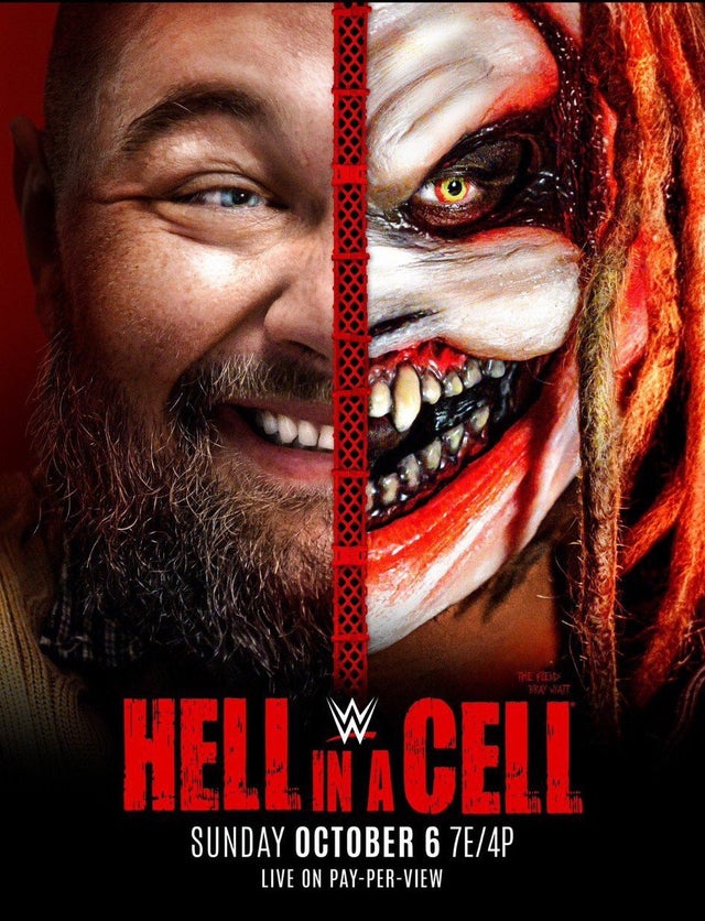 "The Fiend" em destaque no poster do WWE Hell in a Cell