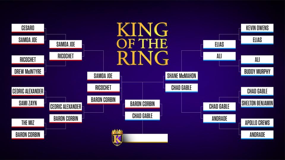 Final do King of the Ring agendada para o próximo WWE Raw