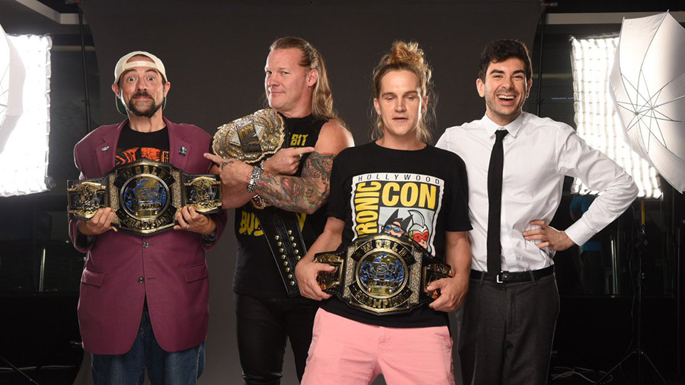 AEW World Tag Team Championships revelados nas redes sociais