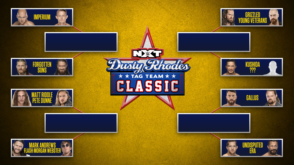 Equipas e bracket do NXT Dusty Rhodes Tag Team Classic revelados