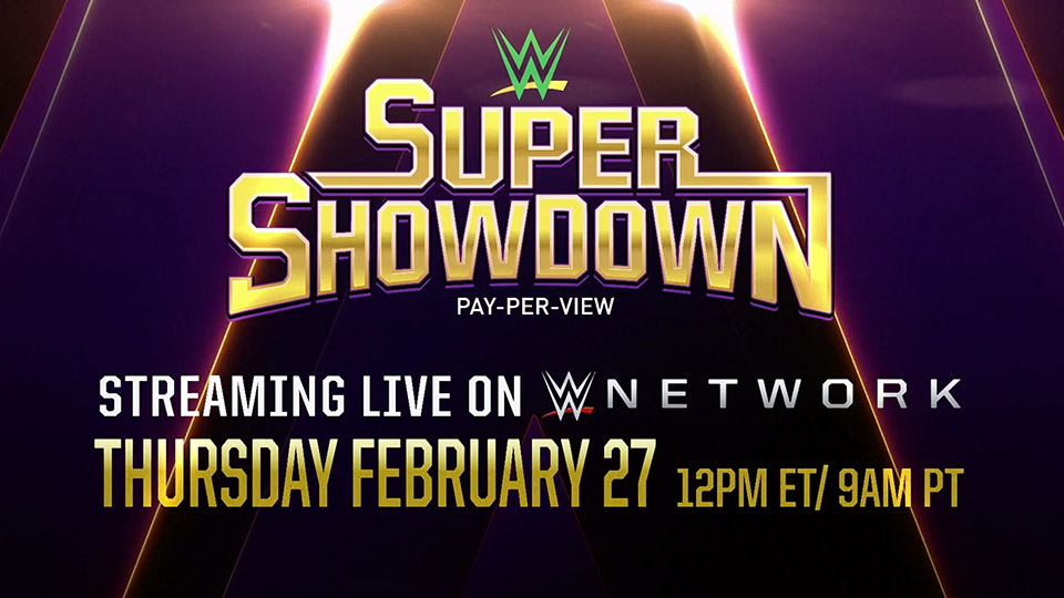 WWE anuncia Super Showdown para o final de Fevereiro Wrestling PT