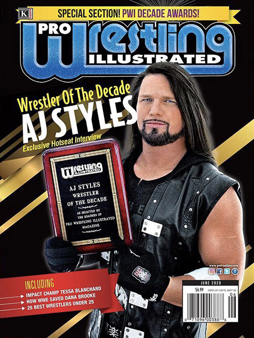 AJ Styles é considerado o Lutador da Década pela PWI