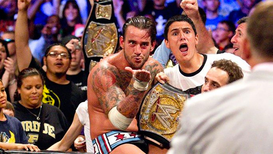 CM Punk relembra momento histórico na WWE