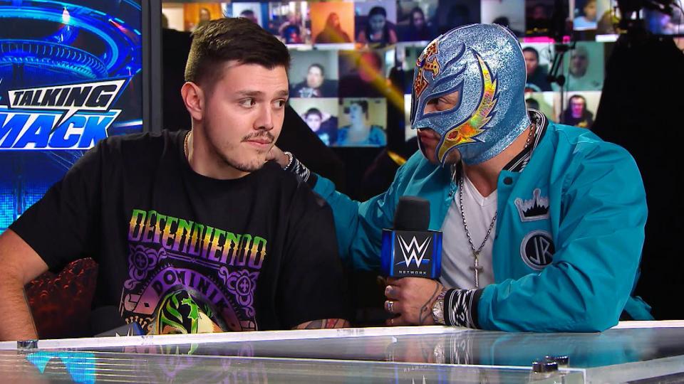 Dominik E Rey Mysterio Reagem Ao Beijo De Aalyah E Murphy