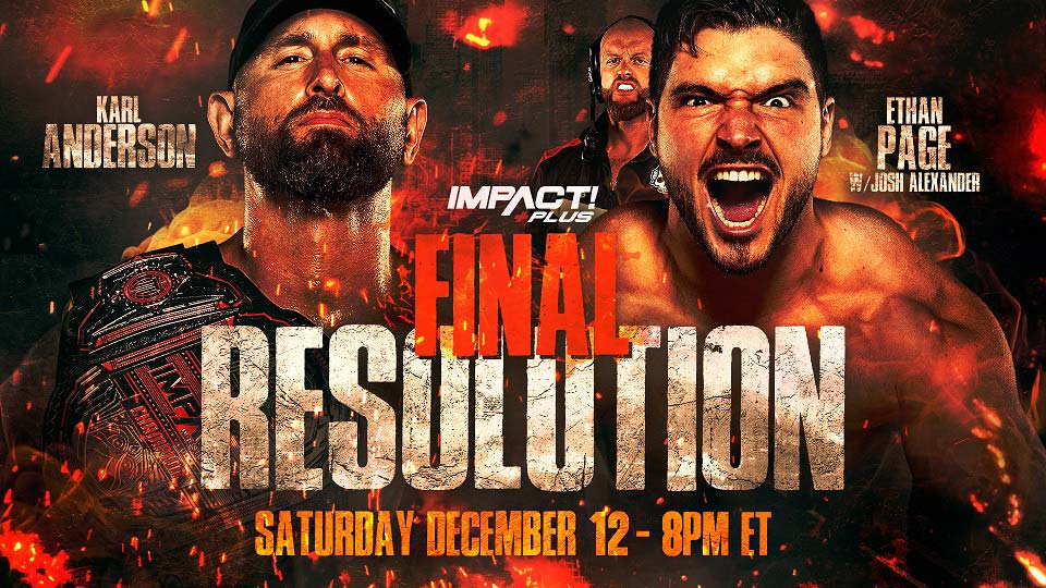 Combates para o Impact Wrestling Final Resolution
