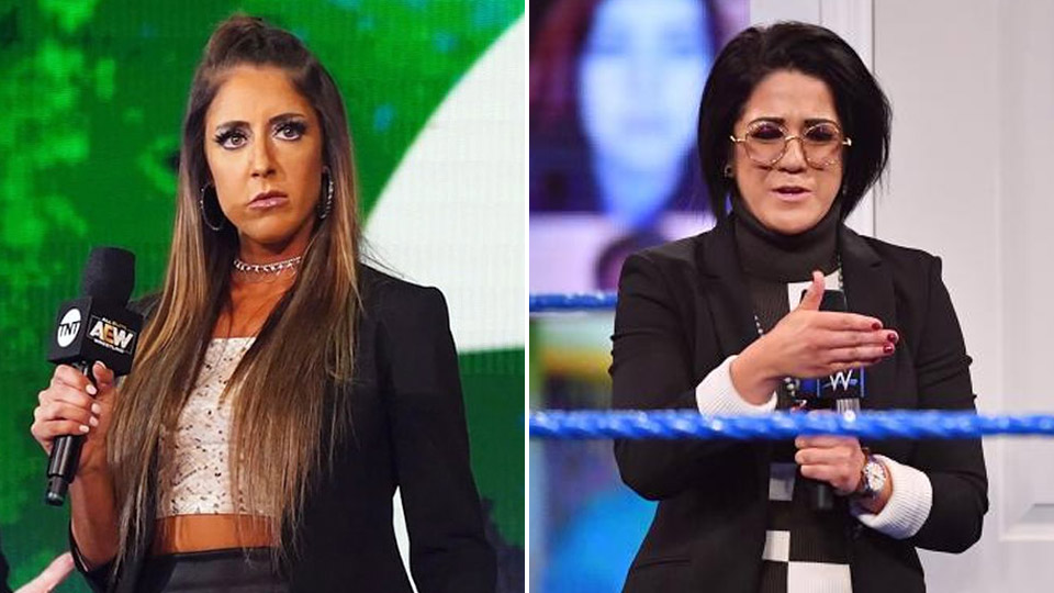 Britt Baker "trolla" Bayley Através Do Twitter