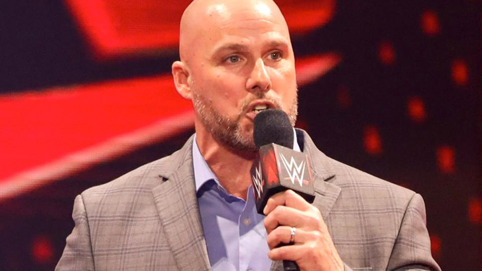 Adam Pearce announces the upcoming Raw matches