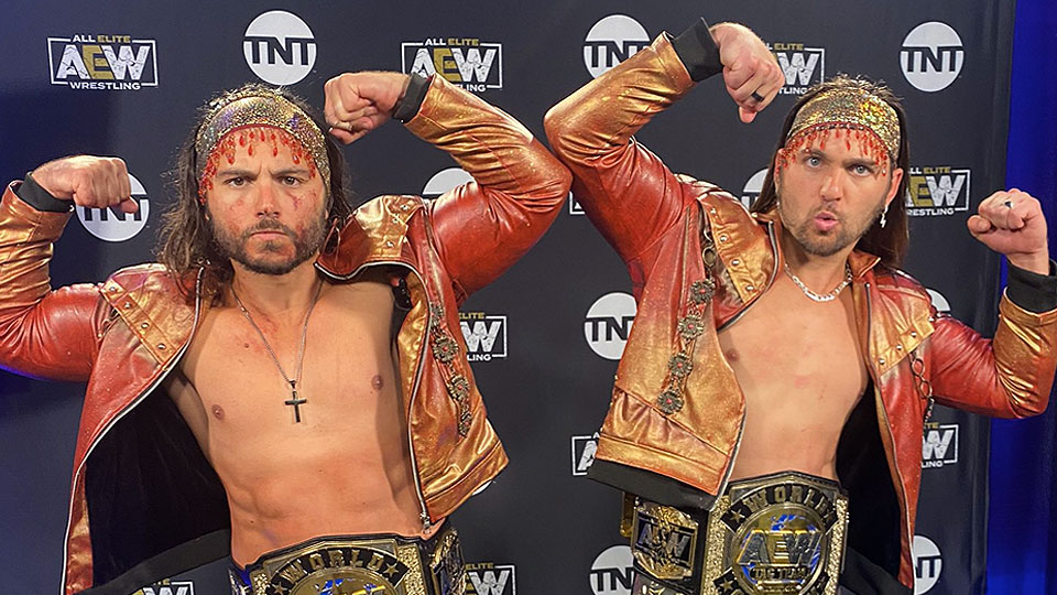 Young Bucks retain the AAA Tag Titles at Double or Nothing 