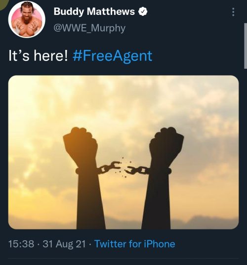 Buddy Murphy é criticado por usar imagem de escravatura