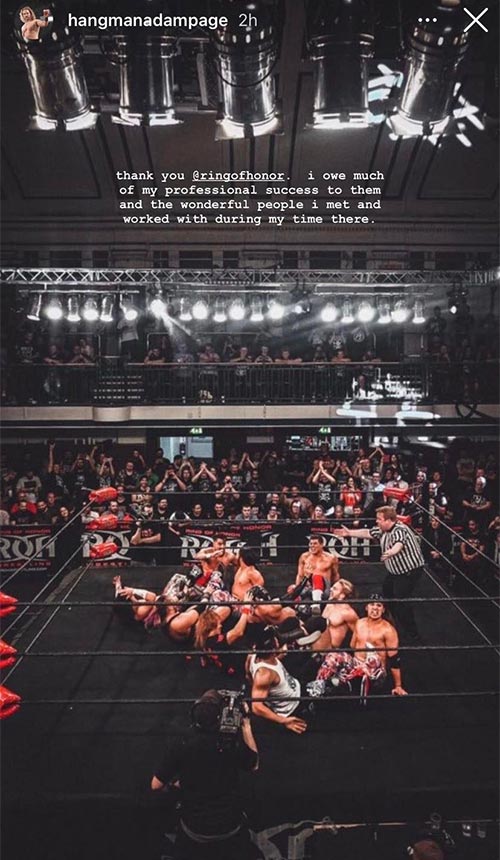 Mundo do Wrestling presta tributo à ROH
