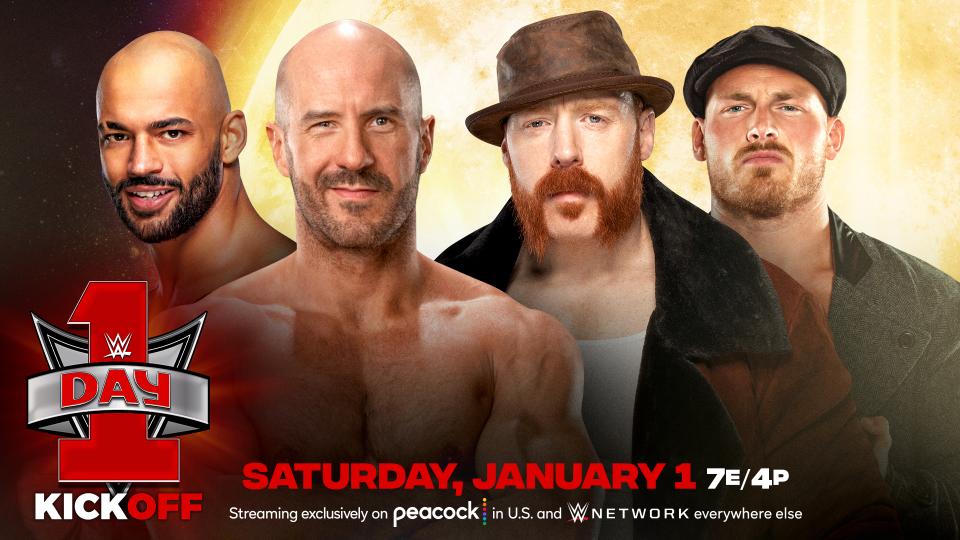 Combates anunciados para o WWE Day 1