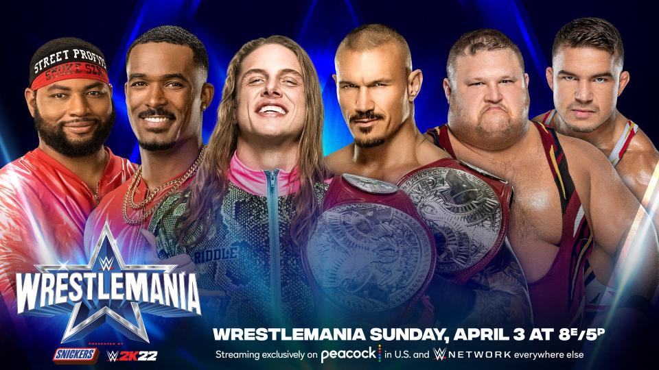 Combates anunciados para a WrestleMania 38