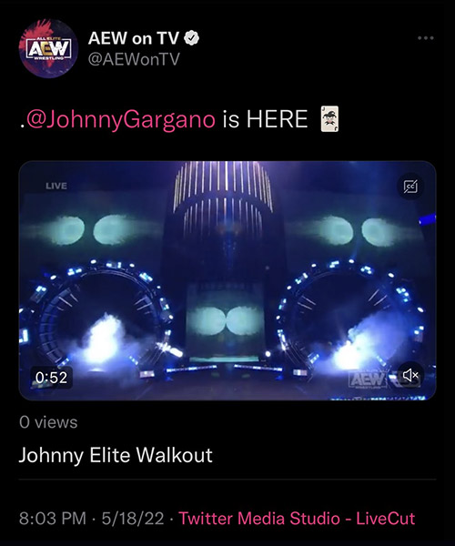 Johnny Gargano nas tendências após "botch" da AEW