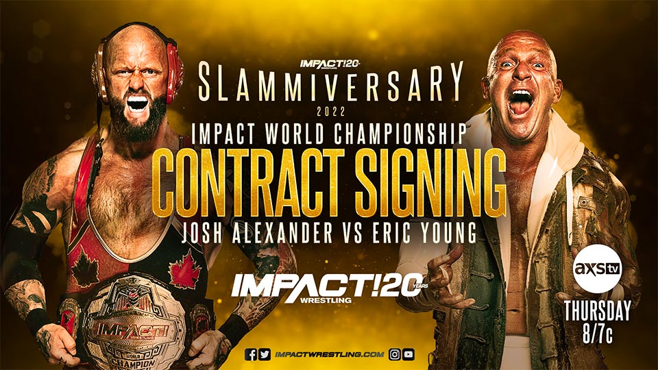 Assinatura De Contrato Em Destaque No Impact Wrestling