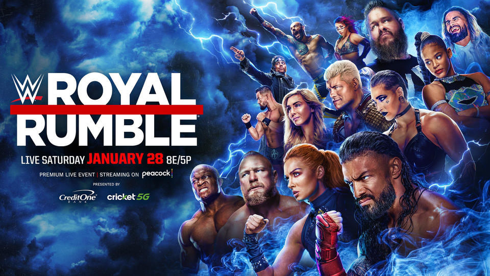 Entries and eliminations of the Men’s Royal Rumble match