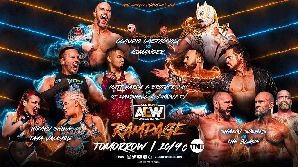 All Elite Wrestling on X: TOMORROW! Friday Night #AEWRampage 10pm