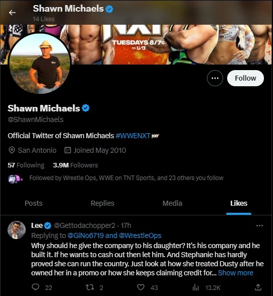 Shawn Michaels concorda com críticas a Stephanie McMahon