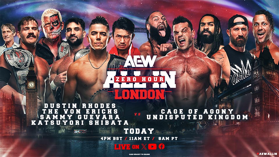 Combates anunciados para o All In