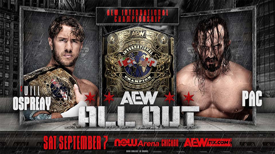 Combates anunciados para o All Out