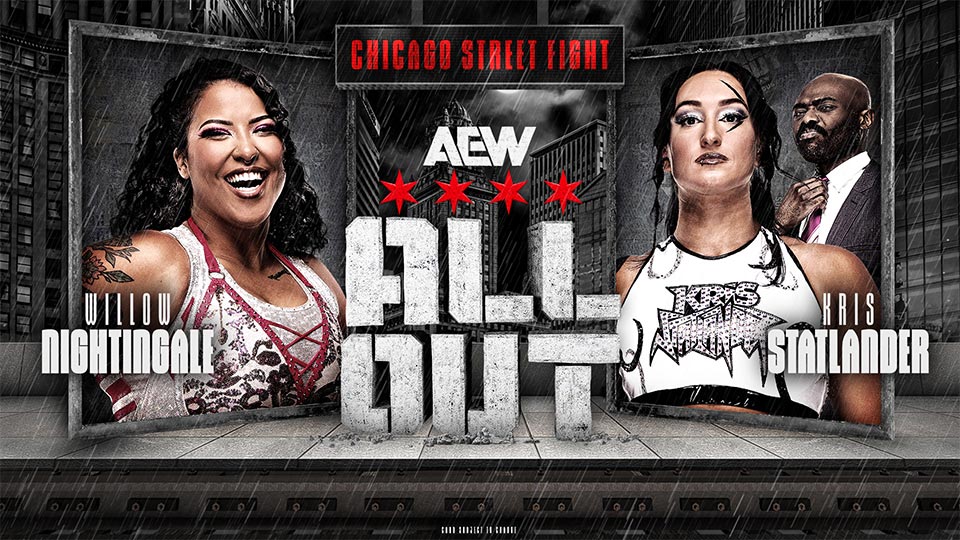 Combates anunciados para o All Out