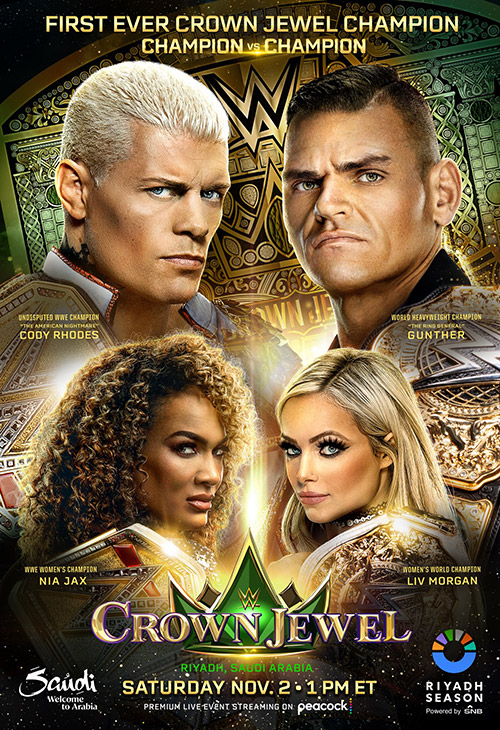 WWE revela poster oficial do Crown Jewel