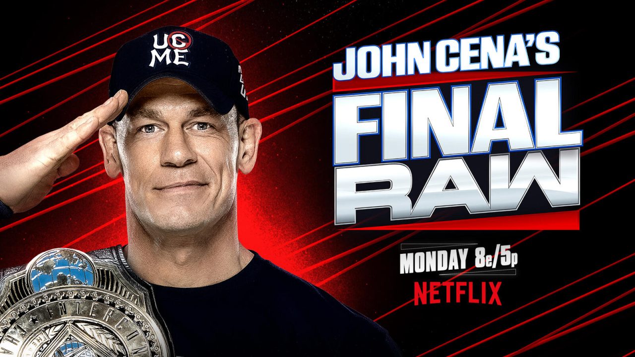 Última presença de John Cena em destaque no Raw