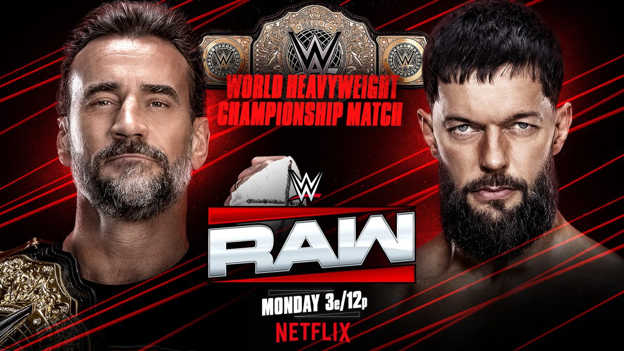 World Title Match em destaque no Raw